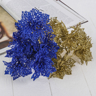 Цветы искусственные "Букет резных лилий" 35 см, микс - Фото 3