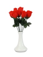 Цветы искусственные «Роза», h=23 см, красные - Фото 7