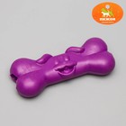 Игрушка жевательная "Кость с улыбкой", TPR, 9 см, микс цветов - Фото 1
