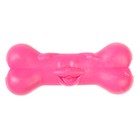 Игрушка жевательная "Кость с улыбкой", TPR, 9 см, микс цветов - Фото 3