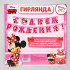 Гирлянда на люверсах «С Днем Рождения!», длина 217 см, Минни Маус - Фото 5
