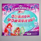 Гирлянда на люверсах «С Днем Рождения!», длина 190 см, WINX 1312241 - фото 16728859