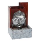 Фонтан настольный "Будда" прямоугольный под камень и дерево МИКС 12х16х25 см - Фото 1