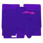Коробка сборная пластик, фиолетовый, 15 х 11,5 х 6 см - Фото 2