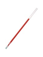 Стержень гелевый красный, 0.5 мм ,внутренний d-2.4 мм, L-128 мм игольчатый пишущий узел пластик/металл (100 шт) - фото 809485400