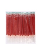 Стержень гелевый красный, 0.5 мм ,внутренний d-2.4 мм, L-128 мм игольчатый пишущий узел пластик/металл (100 шт) - фото 809485403