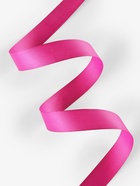 Лента репсовая, 25 мм, 23±1 м, ярко-розовая №27 - Фото 2