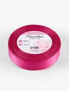 Лента репсовая, 25 мм, 23±1 м, ярко-розовая №27 - Фото 4