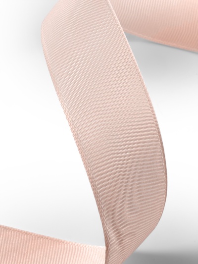 Лента репсовая, 25 мм, 23±1 м, персиковая №07