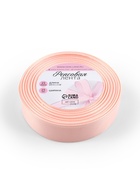 Лента репсовая, 25 мм, 23±1 м, персиковая №07 - Фото 3