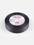 Лента репсовая, 25 мм, 23±1 м, тёмно-серая №242 - Фото 4