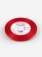 Лента репсовая, 6 мм, 23 ± 1 м, цвет красный №26 - фото 809402030