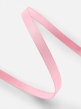 Лента репсовая, 6 мм, 23±1 м, светло-розовая №04 (комплект 4 шт)