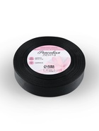 Лента репсовая, 25 мм, 23±1 м, чёрная №39 - Фото 4