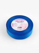 Лента репсовая, 25 мм, 23±1 м, синяя №40 - Фото 4