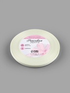 Лента репсовая, 6 мм, 23±1 м, молочная №08 - Фото 4