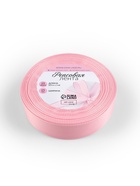 Лента репсовая, 25 мм, 23±1 м, светло-розовая №04 - Фото 4