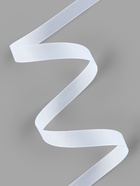 Лента репсовая, 15 мм, 23±1 м, белая №01 - Фото 3