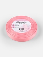 Лента репсовая, 15 мм, 23±1 м, светло-розовая №04 - Фото 4