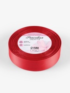 Лента репсовая, 25 мм, 23±1 м, тёмно-красная №33 - Фото 3