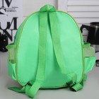 Рюкзак детский. отдел на молнии, наружный карман, 2 боковых кармана, цвет зелёный - Фото 5