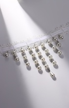 Чокер «Александрия» кружево, бусины, цвет белый, L=30 см - Фото 3