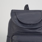 Рюкзак молодёжный, отдел на шнурке, 2 наружных кармана, 2 боковых кармана, цвет синий - Фото 4