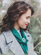 Зажим для платка «Жемчужный бант», цвет белый в серебре - Фото 7