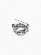 Зажим для платка «Жемчужинка», белый в серебре - Фото 5