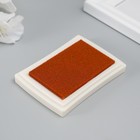 Штемпельная подушка "Шоколадная" 7,7х5,2х1,8 см - Фото 3