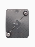 Булавка «Две жемчужины», 6.5 см, бусина №12, серая в серебре - Фото 3