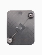 Булавка «Две жемчужины», 6.5 см, бусина №12, серая в серебре - Фото 3