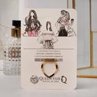 Зажим для платка «Бабочки», цвет бело-персиковый в золоте - Фото 4