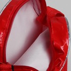 Сумка детская на молнии "Девчонка", 1 отдел, 1 наружный карман, регулируемый ремень, красная - Фото 5