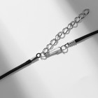 Кулон мужской «Пуля», цвет золотисто-медный в серебре на чёрном шнурке, 45 см - Фото 5