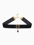 Чокер «Александрия» ажур, овал, цвет чёрный в золоте, 30 см - Фото 2