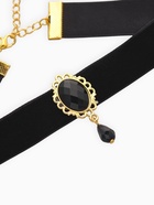 Чокер «Александрия» ажур, овал, цвет чёрный в золоте, 30 см - Фото 3