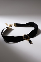 Чокер «Александрия» ажур, овал, цвет чёрный в золоте, 30 см - Фото 9