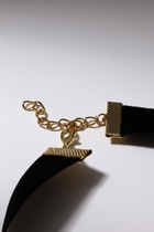 Чокер «Александрия» ажур, овал, цвет чёрный в золоте, 30 см - Фото 10