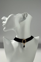 Чокер «Александрия» ажур, овал, цвет чёрный в золоте, 30 см - Фото 8