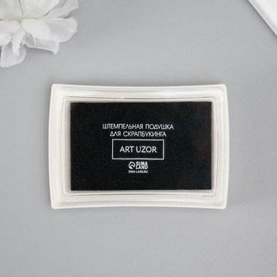 Штемпельная подушка "Черная" 7,7х5,2х1,8 см