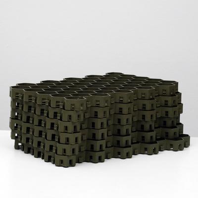 Решётка газонная для парковки, 68×42×3.2 см, полипропилен, МИКС