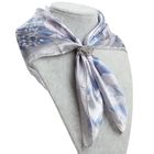 Кольцо для платка "Ажур" овал, цвет белый в серебре - Фото 3