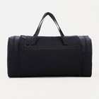 Сумка дорожная Sport, на молнии, 3 наружных кармана, длинный ремень, чёрная - Фото 2