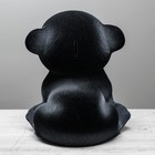Копилка "Мишка Гришка", флок, чёрный цвет, 20 см - Фото 3