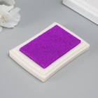 Штемпельная подушка «Сиреневая», 7.7×5.2×1.8 см - Фото 2