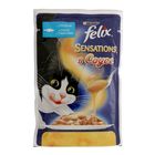 Влажный корм FELIX Sensations для кошек, треска/томат в соусе, пауч, 85 г - Фото 2