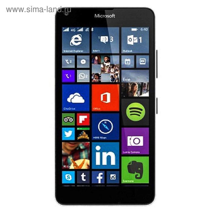 Смартфон Microsoft Lumia 640 LTE DS white - Фото 1