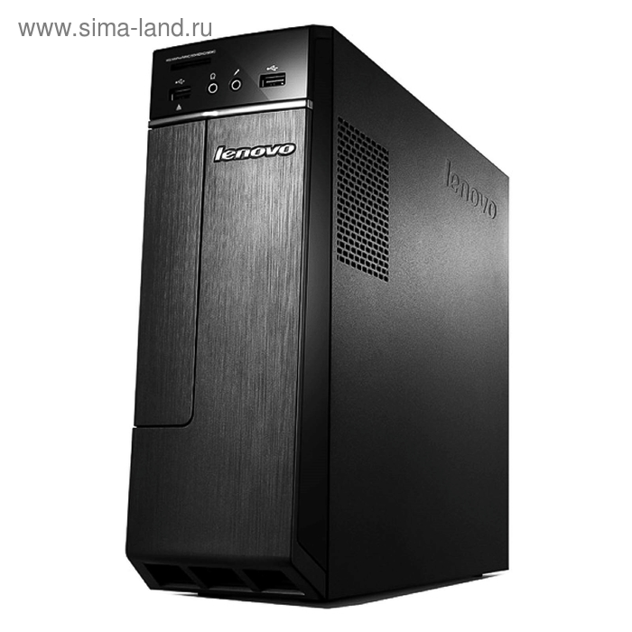 Компьютер Lenovo H30-00 SFF,Cel J1800,2Gb,500Gb,HDG,CR,Free DOS,черный - Фото 1