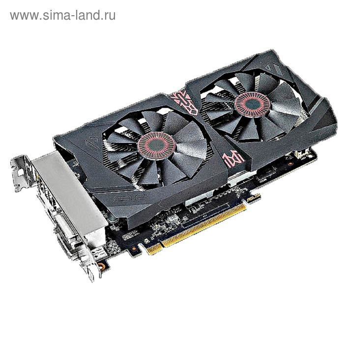 Видеокарта Asus AMD Radeon R7 370 STRIX GAMING DC2 OC, 4G, 256bit, GDDR5, 1050/5600, Ret - Фото 1